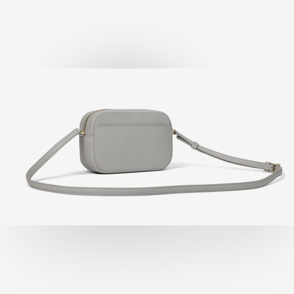 ‼️SOLD‼️Kate Spade Ava Pebbled Leather Light Gray Crossbody Bag Brand New - Picture 6 of 13